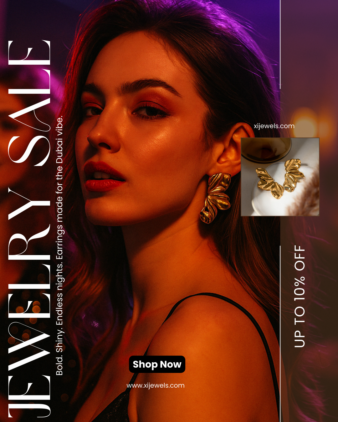BUY PARTY WEAR EARRINGS | TRENDING PARTY EARRINGS IN DUBAI - xi jewels online jewelry store