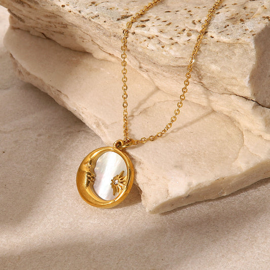 BUY MOON STAR PENDANT SET FOR WOMEN ONLINE IN DUBAI | UAE